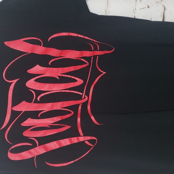 Fatal Black Graphic Tee Shirt Sz Lg - Picture 2 of 6